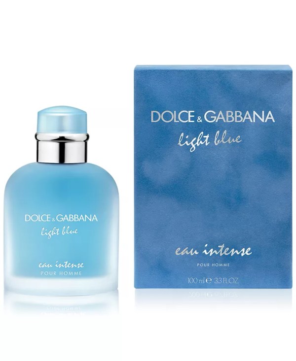 Dolce and Gabbana men's light blue intense